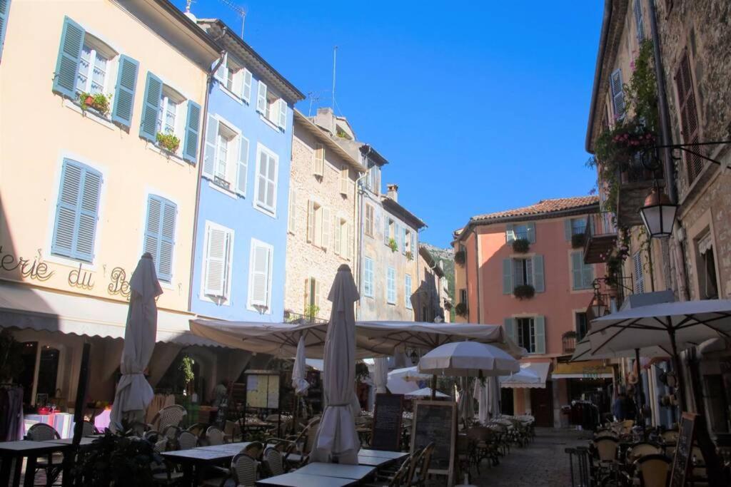 Charmant 2 pièces + terrasse entouré de verdure Vence Exterior foto