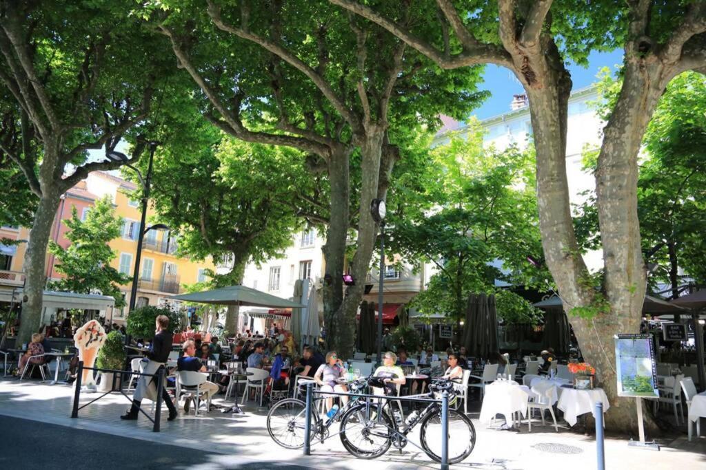 Charmant 2 pièces + terrasse entouré de verdure Vence Exterior foto